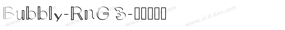 Bubbly-RnG3字体转换
