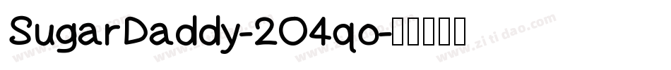 SugarDaddy-2O4qo字体转换