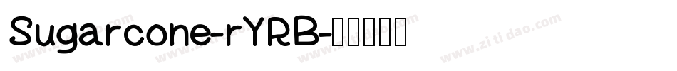 Sugarcone-rYRB字体转换