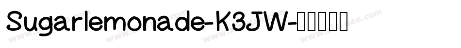 Sugarlemonade-K3JW字体转换