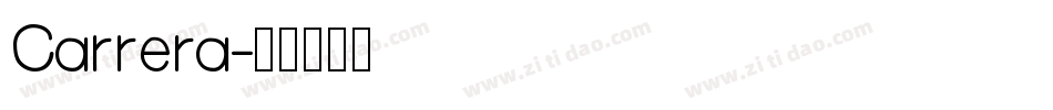 Carrera字体转换