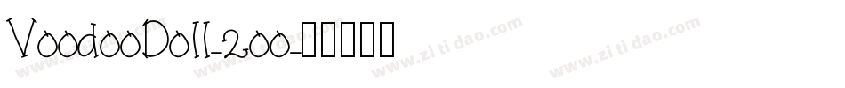 VoodooDoll-2oo字体转换