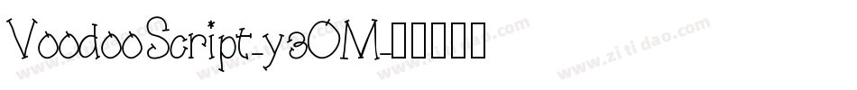 VoodooScript-y3OM字体转换