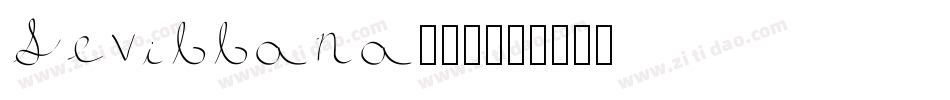 Sevillana生成器字体转换