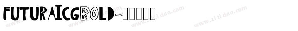 futuraicgbold字体转换