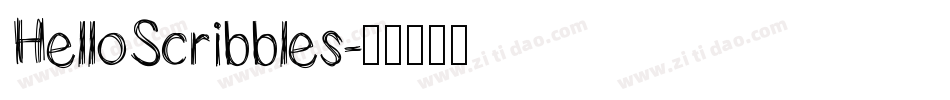HelloScribbles字体转换