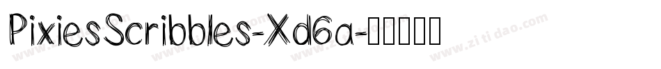 PixiesScribbles-Xd6a字体转换