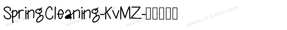 SpringCleaning-KvMZ字体转换