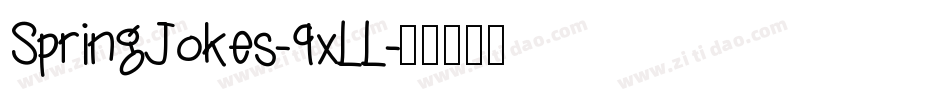 SpringJokes-9xLL字体转换