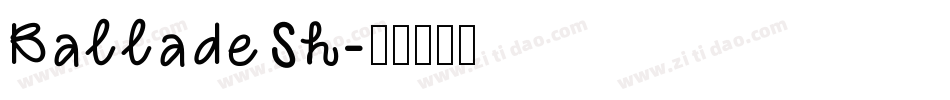 BalladeSh字体转换