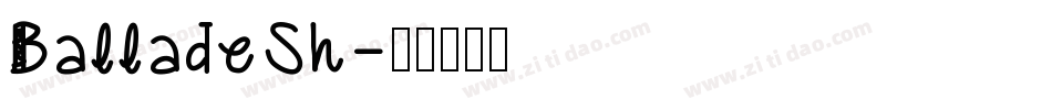 BalladeSh字体转换