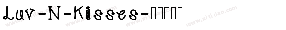 Luv-N-Kisses字体转换