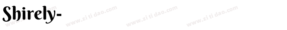 Shirely字体转换