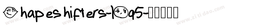 Shapeshifters-lRq5字体转换