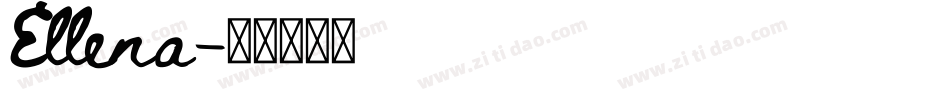 Ellena字体转换