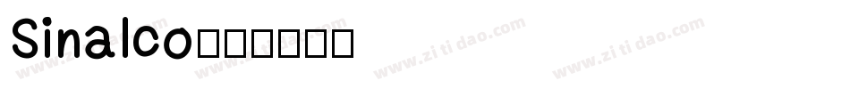 Sinalco字体转换