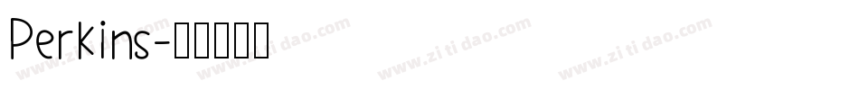 Perkins字体转换