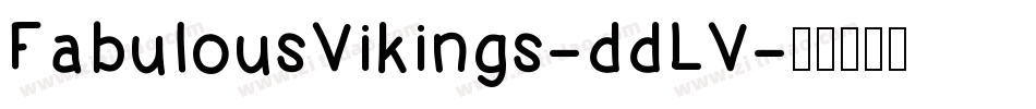 FabulousVikings-ddLV字体转换