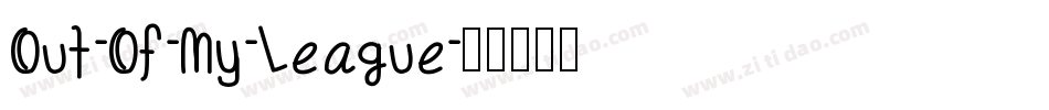 Out-Of-My-League字体转换