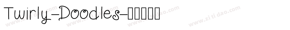 Twirly-Doodles字体转换