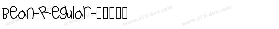 Bean-Regular字体转换