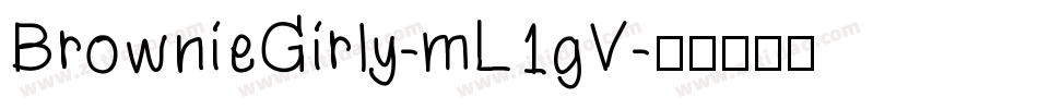 BrownieGirly-mL1gV字体转换