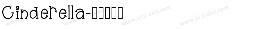 Cinderella字体转换