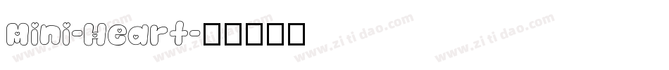 Mini-Heart字体转换