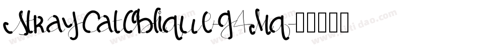 StrayCatOblique-g4Mq字体转换