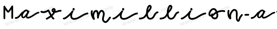Maximillion-axYx字体转换