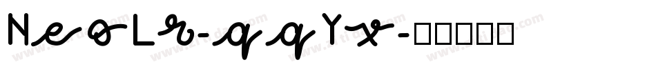NeoLr-qqYx字体转换