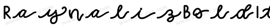 RaynalizBoldItalic-a7Yx字体转换