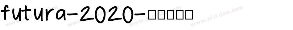futura-2020字体转换