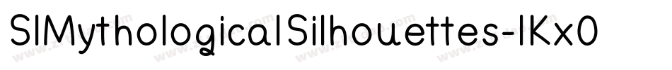 SlMythologicalSilhouettes-lKx0字体转换