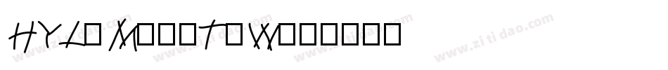 HYLeMiaoTiW字体转换