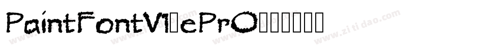 PaintFontV1-ePrO字体转换