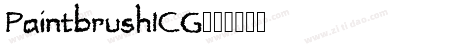 PaintbrushICG字体转换