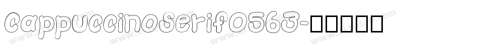 CappuccinoSerif0563字体转换