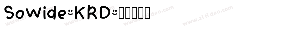 SoWide-KRD字体转换