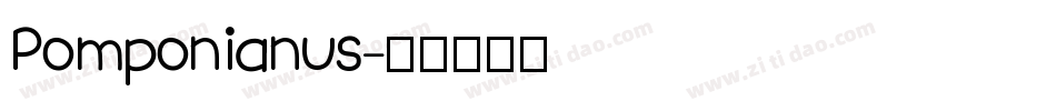 Pomponianus字体转换