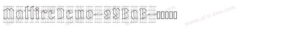 MattireDemo-9YBaB字体转换