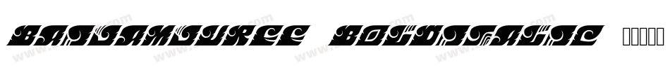 BaiJamjuree-BoldItalic字体转换