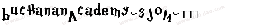 BuchananAcademy-8JoM字体转换