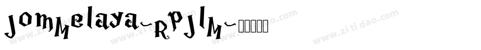 JomMelaya-RpJlM字体转换