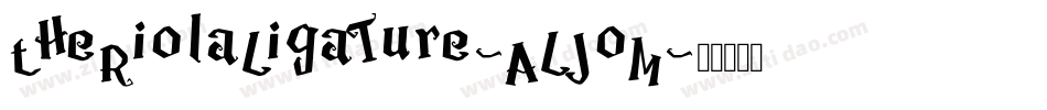 TheRiolaLigature-ALJoM字体转换