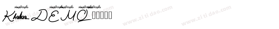 Khalisa_DEMO字体转换