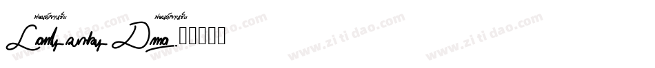 Lovely_sunday_Demo字体转换