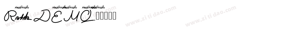 Rachela_DEMO字体转换