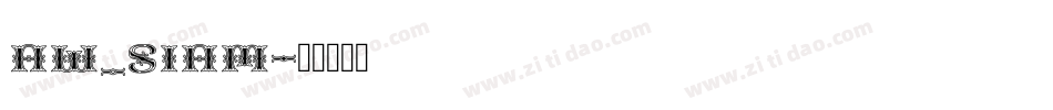 AW_Siam字体转换