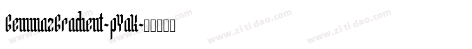 Gemina2Gradient-pYaK字体转换 Gemina2Gradient-pYaK字体转换